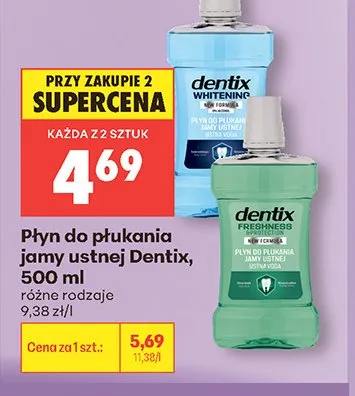 Płyn do płukania jamy ustnej Dentix promocja w Biedronka