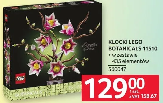 Klocki Lego Botanicals 11510 promocja w Selgros