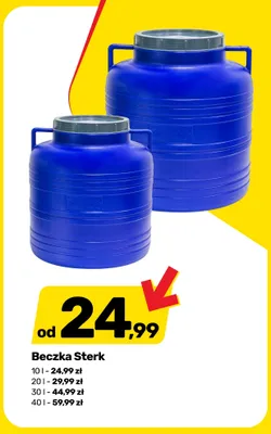 Beczka Sterk 10 l promocja w Bricomarche