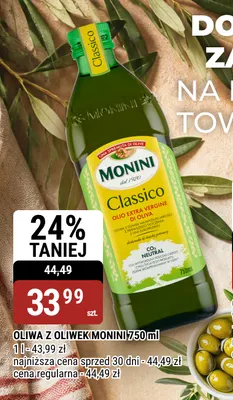 Oliwa z oliwek Monini promocja w bi1