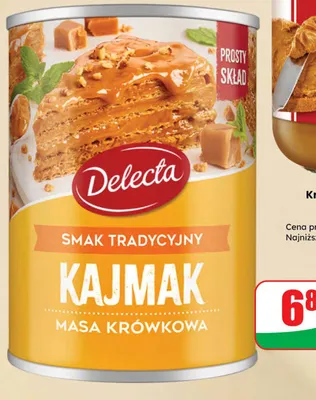 Masa krówkowa kajmak promocja w Dino