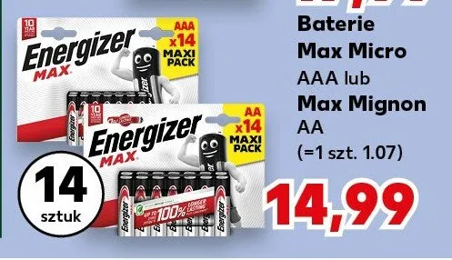 Baterie Max promocja w Kaufland