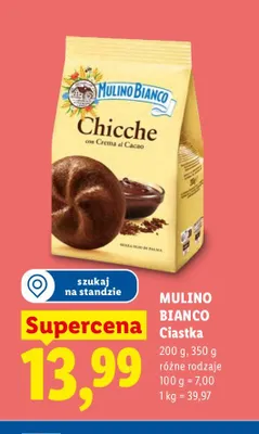 Ciastka Chicche Mulino Bianco promocja w Lidl