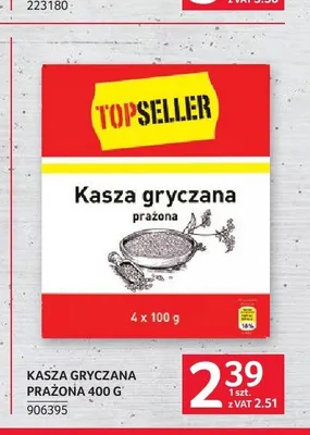 Kasza gryczana prażona promocja w Selgros