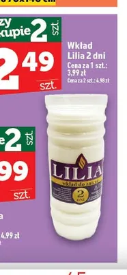 Wkład Lilia 2 dni promocja w TOPAZ