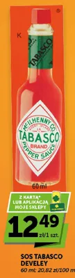 Sos Tabasco Develey promocja w Groszek