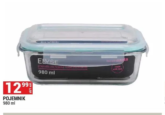 Pojemnik Elyse 980ml promocja w Merkury Market