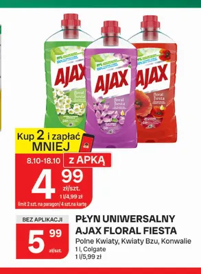 Płyn uniwersalny Ajax Floral Fiesta Polne Kwiaty promocja w Chorten