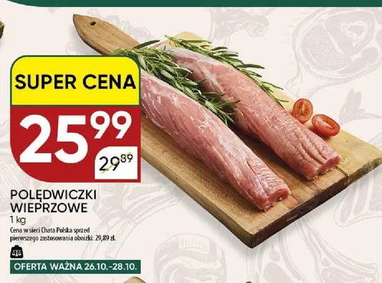 Polędwiczki wieprzowe promocja w Chata Polska
