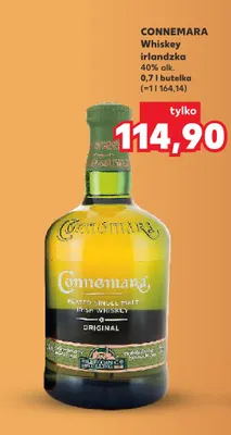 Whiskey irlandzka Connemara promocja w Kaufland