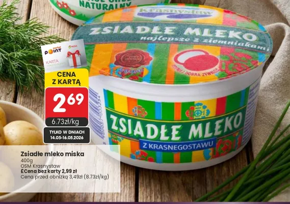Zsiadłe mleko miska Krasnystaw promocja w Market Point