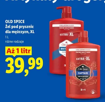 Żel pod prysznic dla mężczyzn XL Old Spice promocja w Lidl