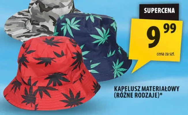Kapelusz materiałowy promocja w Arhelan