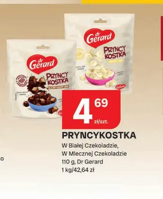 Wafelki PryncyKostka w białej czekoladzie Dr Gerard promocja w Chorten