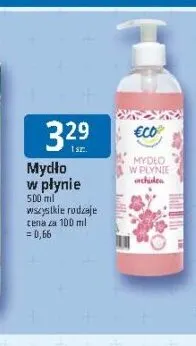 Mydło w płynie Eco+ promocja w Leclerc