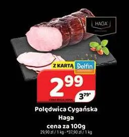 Polędwica Cygańska Haga promocja w Delfin