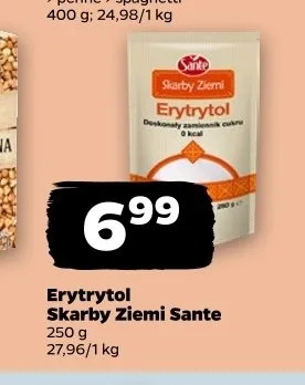 Erytrytol Skarby Ziemi Sante promocja w Netto