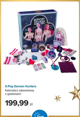 Kalendarz adwentowy z gadżetami K-Pop Demon Hunters promocja w Smyk