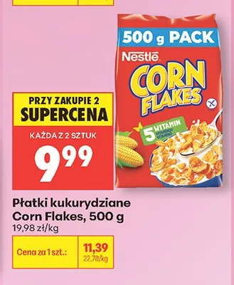 Płatki kukurydziane Nestlé Corn Flakes promocja w Biedronka