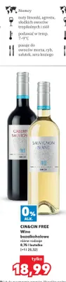 Wino bezalkoholowe Cin & Cin Cabernet Sauvignon promocja w Kaufland