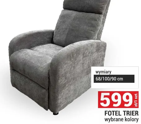 Fotel Trier 68x100x90cm promocja w Merkury Market