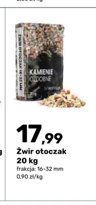 Żwir otoczak 20 kg promocja w Bricomarche