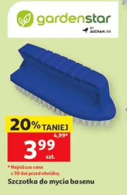 Szczotka do mycia basenu gardenstar promocja w Auchan