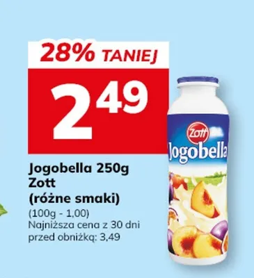 Jogurt Jogobella Zott promocja w Hitpol