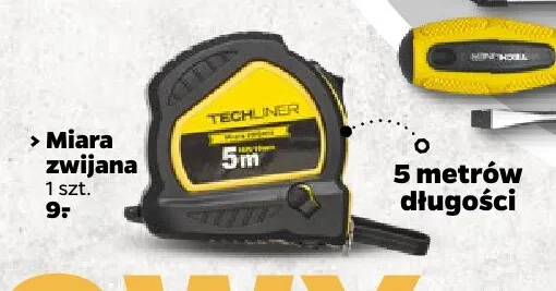 Miara zwijana Techliner 5 m promocja w Netto