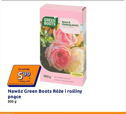 Nawóz Green Boots Róże i rośliny pnące promocja w Action