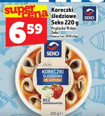 Koreczki śledziowe au gratin promocja w TOPAZ