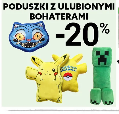 Poduszka z ulubionymi bohaterami promocja w Smyk