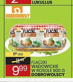 Flaczki wadowickie w rosole Dobrowolscy promocja w Wafelek