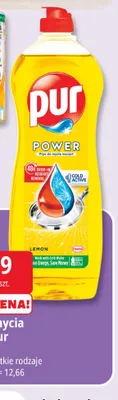 Płyn do mycia naczyń Pur Power Lemon promocja w Leclerc