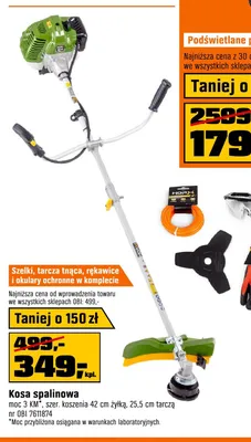 Kosa spalinowa Horx promocja w OBI