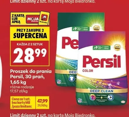 Proszek do prania Persil promocja w Biedronka