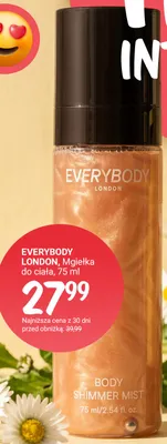 Mgiełka do ciała EVERYBODY LONDON promocja w Rossmann