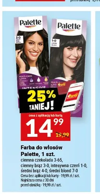 Farba do włosów Palette średni blond 7-0 promocja w Twój Market