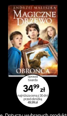Książka Magiczne Drzewo Obrońca oprawa twarda Andrzej Maleszka promocja w Empik