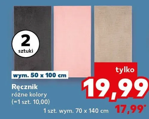 Ręcznik Vavio promocja w Kaufland