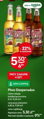 Piwo Desperados Original promocja w Żabka