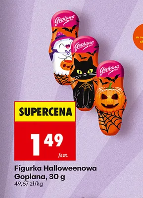 Figurka Halloweenowa Goplana promocja w Biedronka