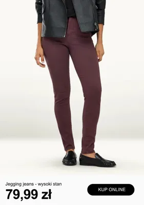 Jegging jeans - wysoki stan promocja w C&A