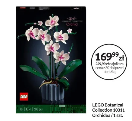 Zestaw klocki Botanical Collection 10311 Orchidea promocja w Empik