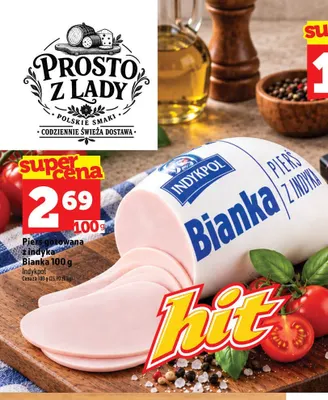 Pierś gotowana z indyka Bianka Indykpol promocja w TOPAZ