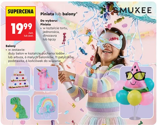 Balony w zestawie promocja w Biedronka