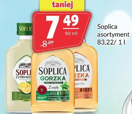 Soplica Gorzka Z miętą promocja w Prim Market