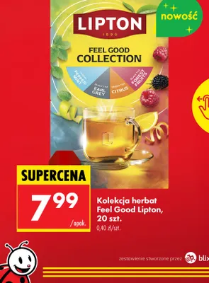 Kolekcja herbat Feel Good, 20 szt. promocja w Biedronka