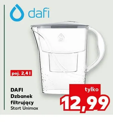 Dzbanek filtrujący DAFI Start Unimax 2,4l promocja w Kaufland