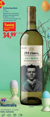Wino Sauv Block promocja w Lidl